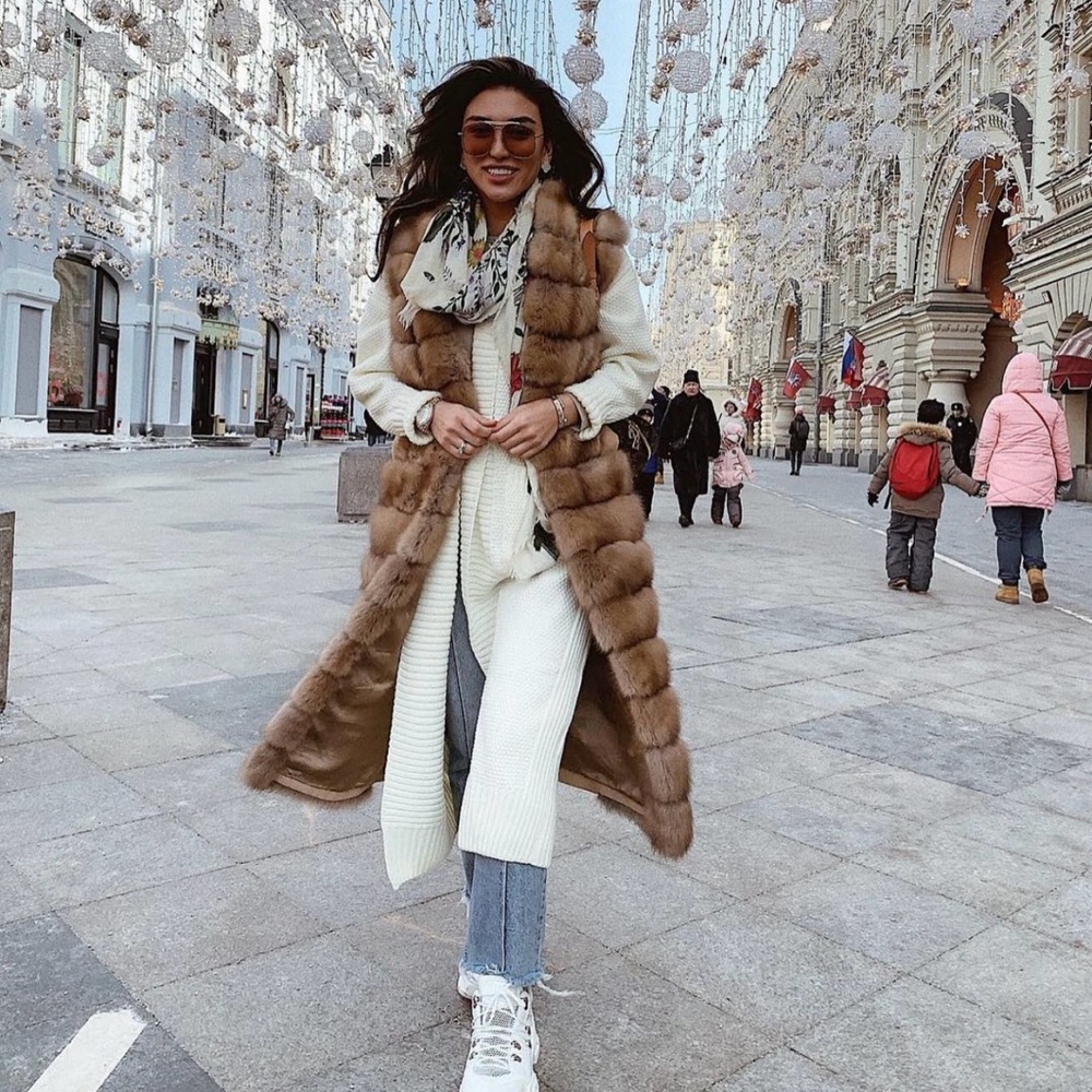 Sable fur coat (made from real sable)